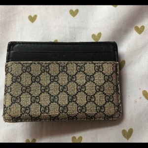 Gucci money and credit card clip